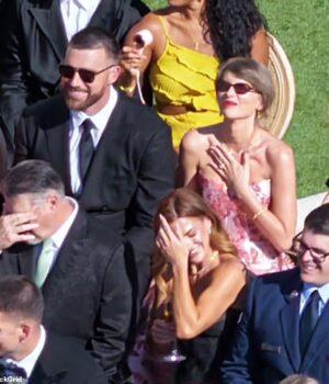 News Room Loved up newlyweds Taylor Swift and Travis Kelce