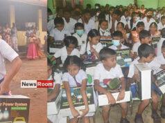 News Room : Australia based Lankans fund solar light units for needy children