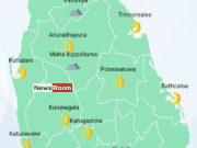 News Room Showers in Sabaragamuwa Central Uva North Central and