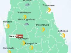 News Room : Showers in Sabaragamuwa, Central, Uva, North-Central and North western provinces and in Trincomalee, Vavuniya, Mullaitivu and Mannar districts – The Island
