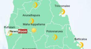 News Room : Showers in Western and Sabaragamuwa provinces and in Galle, Matara, Kandy and Nuwara-Eliya districts – The Island