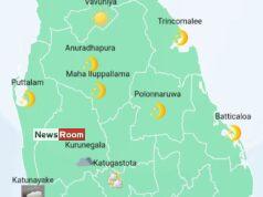 News Room : Showers in Western, Sabaragamuwa, Southern, Uva, Central, North-western and North-central provinces and in Mannar district