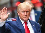 News Room Donald Trump arrives in New York ahead