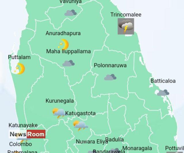 News Room : Heavy showers in Western, Sabaragamuwa, Central, North-Western and Southern provinces – The Island