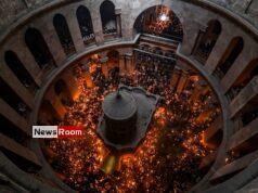 News Room : Holy Fire celebrated by Christians in Jerusalem amid Israeli police restrictions – The Island