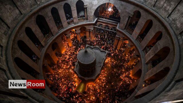 News Room : Holy Fire celebrated by Christians in Jerusalem