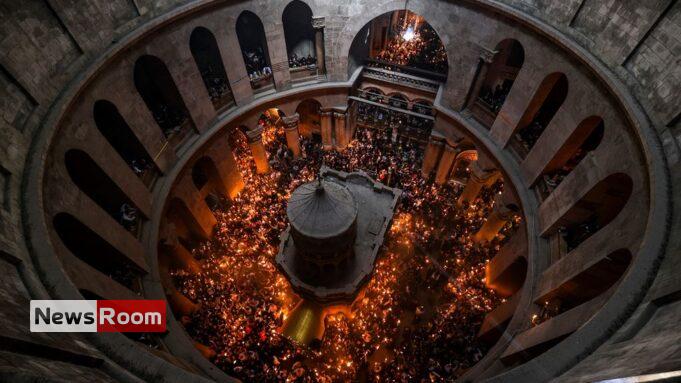 News Room : Holy Fire celebrated by Christians in Jerusalem amid Israeli police restrictions – The Island