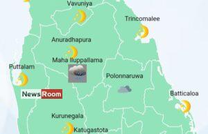 News Room : Showers in Western, Sabaragamuwa, Southern, Central and North-central provinces and in Mullaitivu district – The Island