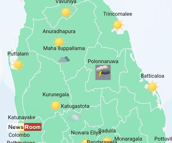 News Room : Showers in Western province and in Galle