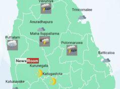 News Room : Fairly heavy showers in Western, Sabaragamuwa, Eastern and Uva provinces and in Kandy, Nuwara-Eliya, Galle, Matara, Mannar and Jaffna districts – The Island