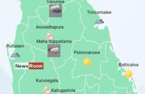 News Room : Heavy showers above 100 mm are likely at some places in Western, Sabaragamuwa, Central, North-Western and Southern provinces – The Island News Room Heavy showers above 100 mm are likely