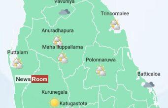 News Room Heavy showers above 100 mm at some