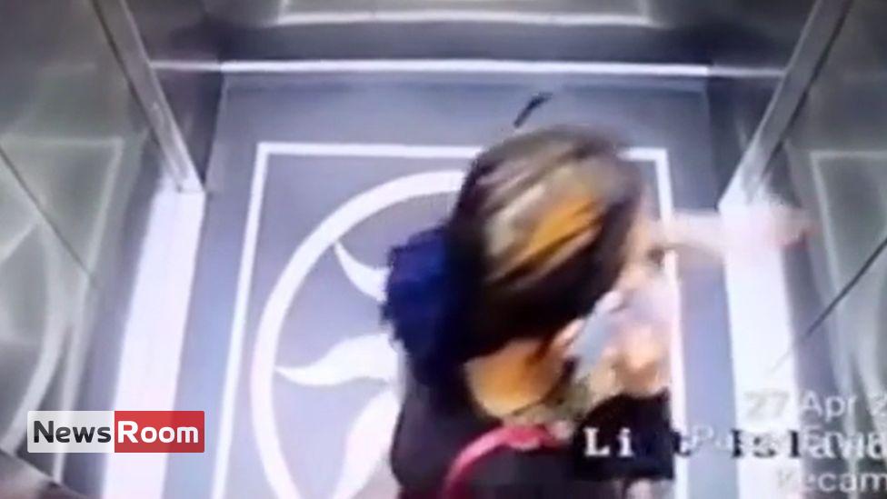 News Room : Indonesian woman falls to her death down