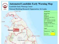 News Room : Landslide early warnings issued to Galle, Kalutara and Ratnapura Districts extended