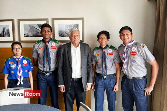 News Room : Lankan scouts participate at Coronation Ceremony –