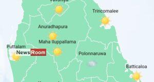 News Room : Showers in Western, Sabaragamuwa, Central, Uva and Eastern provinces and in Galle, Matara and Polonnaruwa districts – The Island