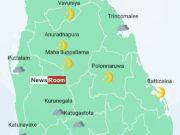 News Room Showers in Western and Sabaragamuwa provinces and