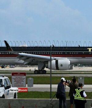 News Room Trump arrives in Florida ahead of court