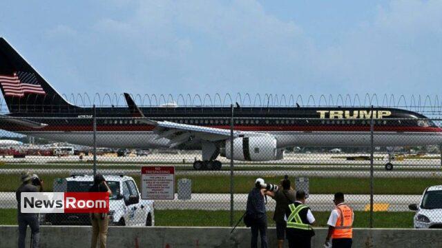 News Room : Trump arrives in Florida ahead of court