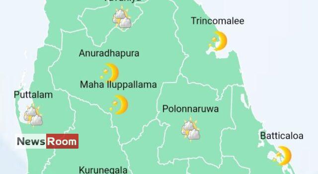 News Room : Fair weather will prevail over most parts of the Island – The Island News Room Fair weather will prevail over most parts
