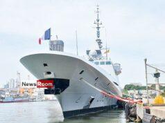 News Room : French Naval Ship Lorraine arrives in Colombo