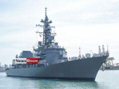 News Room : JMSDF ship SAMIDARE (DD-106) arrives at port of Colombo