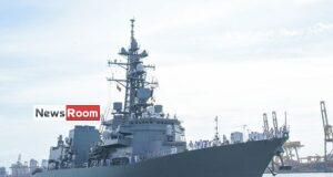 News Room : JMSDF ship SAMIDARE (DD-106) arrives at port of Colombo News Room JMSDF ship SAMIDARE DD 106 arrives at port