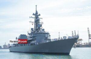News Room : JMSDF ship SAMIDARE (DD-106) arrives at port of Colombo