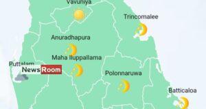 News Room : Several spells of light showers will occur in Western and Sabaragamuwa provinces and in Galle and Matara districts – The Island
