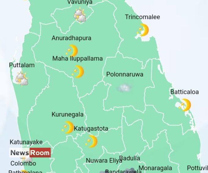 News Room : Several spells of showers will occur in Western and Sabaragamuwa provinces and in Galle, Matara, Kandy and Nuwara-Eliya districts – The Island