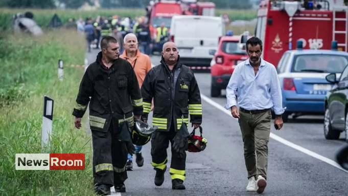 News Room : Girl, 5, killed after Italian military jet crash in Turin