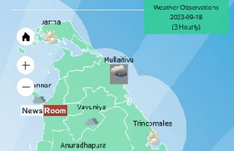 News Room : Showers above 50mm are likely at some places in Western, Sabaragamuwa and Northern provinces and in Galle, Matara and Puttalam districts – The Island News Room Showers above 50mm are likely at some
