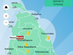 News Room : Showers in Western, Sabaragamuwa, Southern and North-western provinces and in Kandy and Nuwara-Eliya districts – The Island