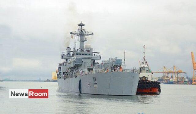 News Room : INS ‘Airavat’ arrives at port of Colombo