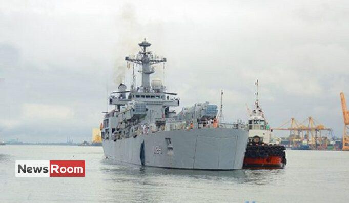 News Room : INS ‘Airavat’ arrives at port of Colombo