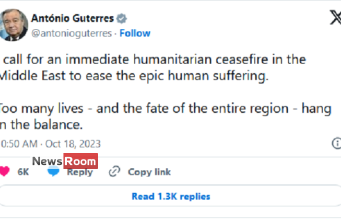 News Room UN chief finally calls for a ceasefire