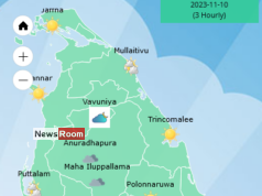 News Room : Showers above 75 mm are likely at some places in Western, Central, Sabaragamuwa and Uva provinces – The Island