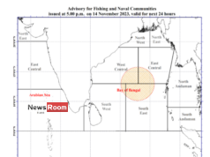 News Room : Advisory for strong winds and rough seas issued to fishing and naval communities in the South-east Bay of Bengal Sea areas – The Island