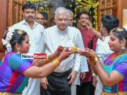 News Room : Diwali celebrations at the Presidential secretariat News Room Diwali celebrations at the Presidential secretariat