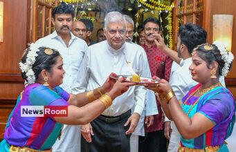 News Room : Diwali celebrations at the Presidential secretariat News Room Diwali celebrations at the Presidential secretariat