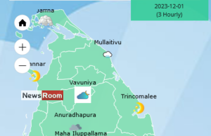 News Room : Heavy showers about 100 mm are likely at some places in Eastern province and in Polonnaruwa and Mullaitivu districts – The Island News Room Heavy showers about 100 mm are likely