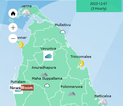 News Room : Heavy showers about 100 mm are likely at some places in Eastern province and in Polonnaruwa and Mullaitivu districts – The Island News Room Heavy showers about 100 mm are likely