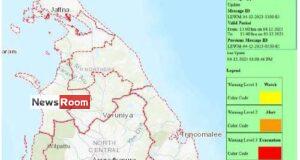 News Room : Landslide early warnings issued to Galle, Kalutara, Kandy, Kegalle, Matara, Nuwara Eliya and Ratnapura Districts