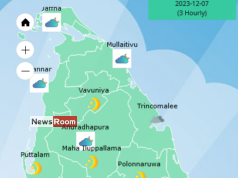News Room : Showers or thundershowers over most provinces of the island – The Island