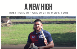 News Room : Samoa’s Darius Visser breaks men’s T20I records with 39 runs in an over