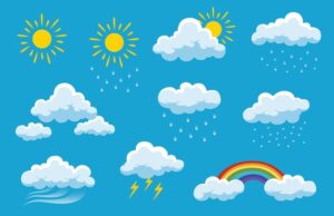 weather sky climate symbol set vector collection 42089 53