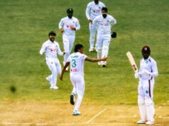 News Room : Roach, Seales build the road to victory for West Indies despite Taskin six-for – The Island