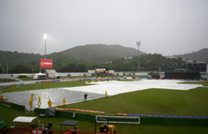 News Room Washout in St Lucia after five overs
