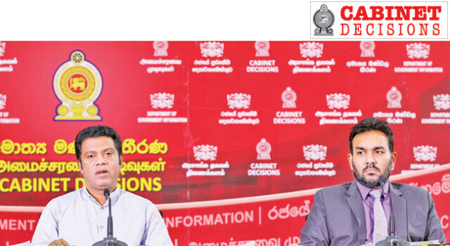 News Room CABINET DECISIONS DailyNews