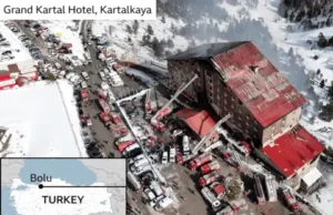 News Room : Firefighters battle huge blaze near Los Angeles as winds pick up – The Island